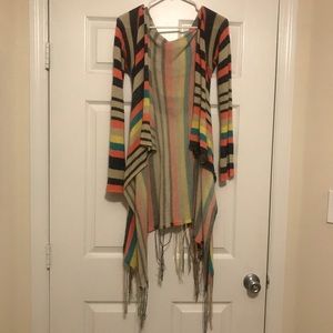 Daytrip Rainbow hooded cardigan